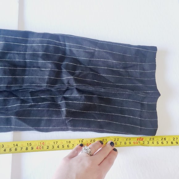 RALPH LAUREN 100% Linen High Rise Pinstriped Pants - Picture 4 of 7